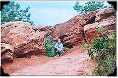 Lyndsey at Garden of the Gods